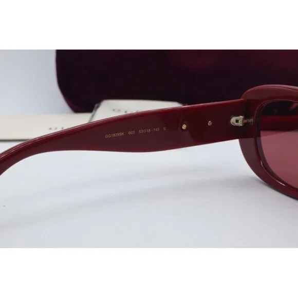 Gucci GG 1829SK 004 Cat Eye Brown Sunglasses Maui Rose Lenses 53mm Gucci GG 1829SK 003 Cat Eye Maui Rose Sunglasses Maui Rose  main image 3